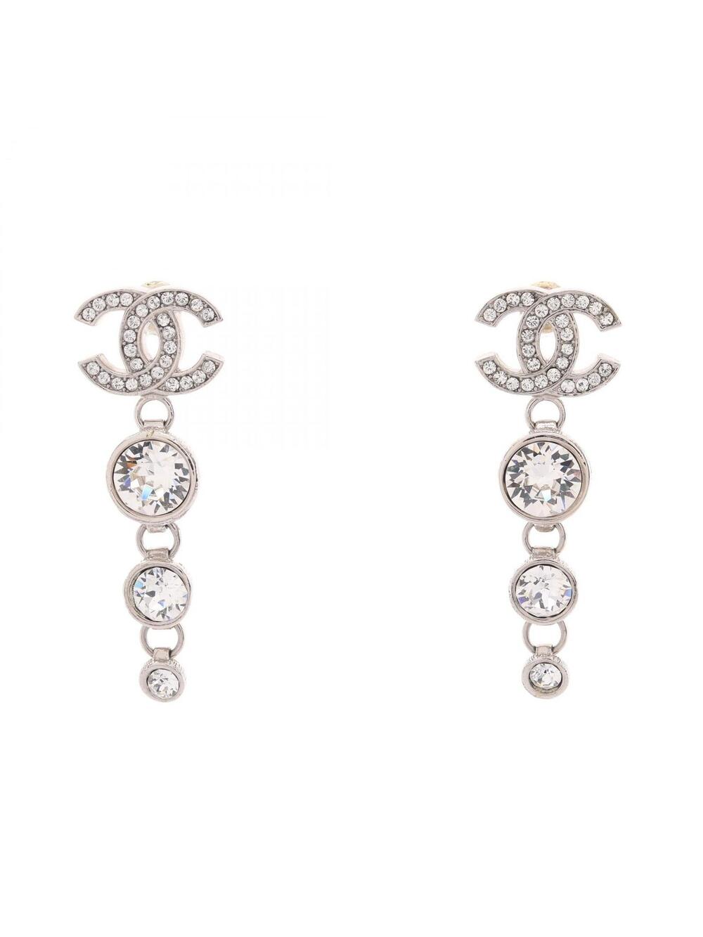 Chanel B23S Coco Mark Pierced Earrings #339403C86B